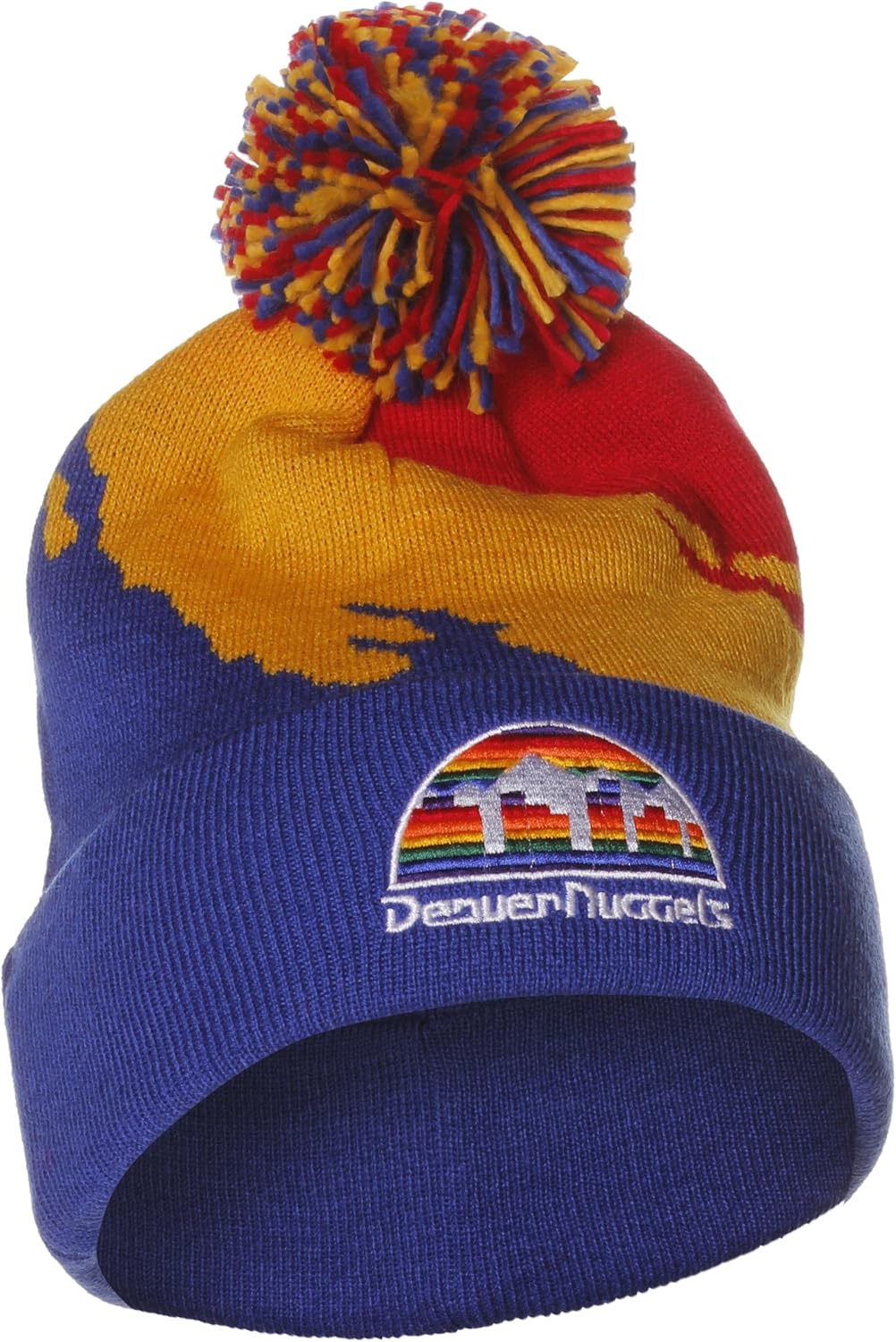 Mitchell & Ness NBA Denver Nuggets Basketball Paint Beanie