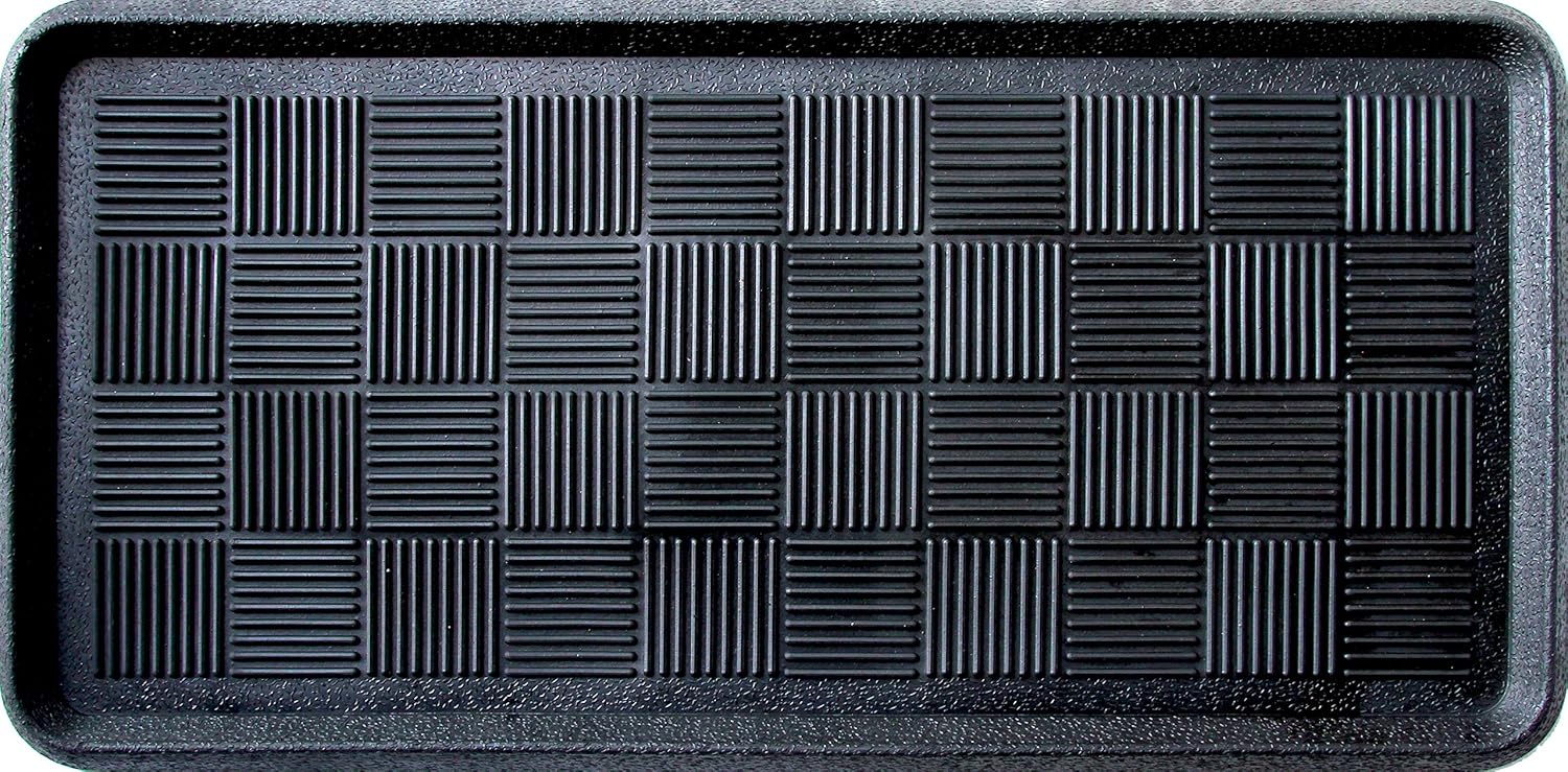 ID MAT 4080 Schuhmatte, Gummi, 80 x 40 x 2,0 cm, Schwarz : Amazon.de ...