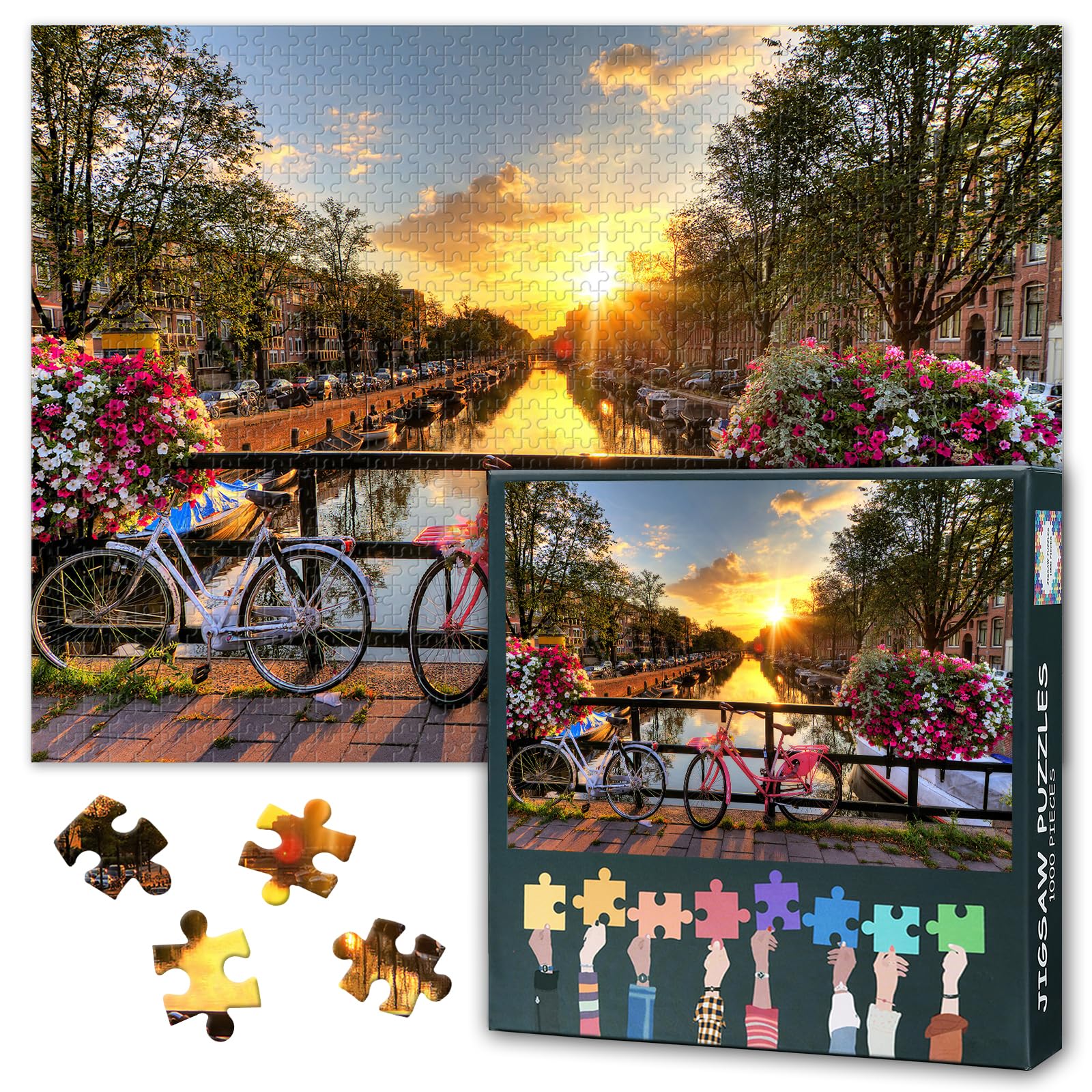 Puzzles for Adults 1000 Pieces, Hard Difficult Jigsaw Puzzles for Adults Challenging
