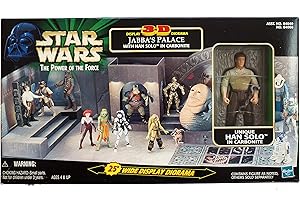 Star Wars Power of The Force 3D Diorama: Jabba's Palace with Han in Carbonite
