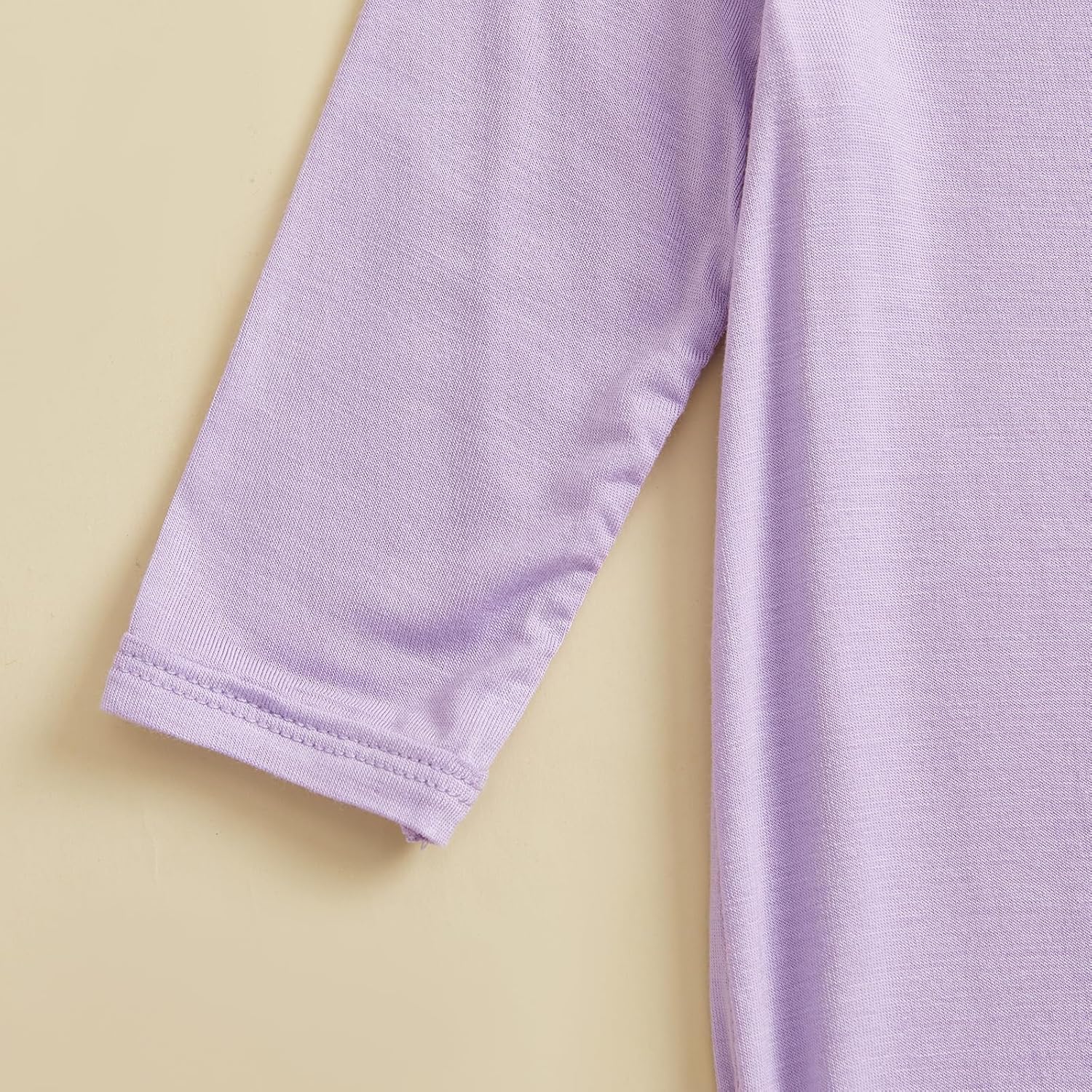 woshilaocai 2 Pack Baby Boy Girl Gown Sleeper Newborn Knotted Nightgown and Hat Set Infant Sleepwear - Image 2