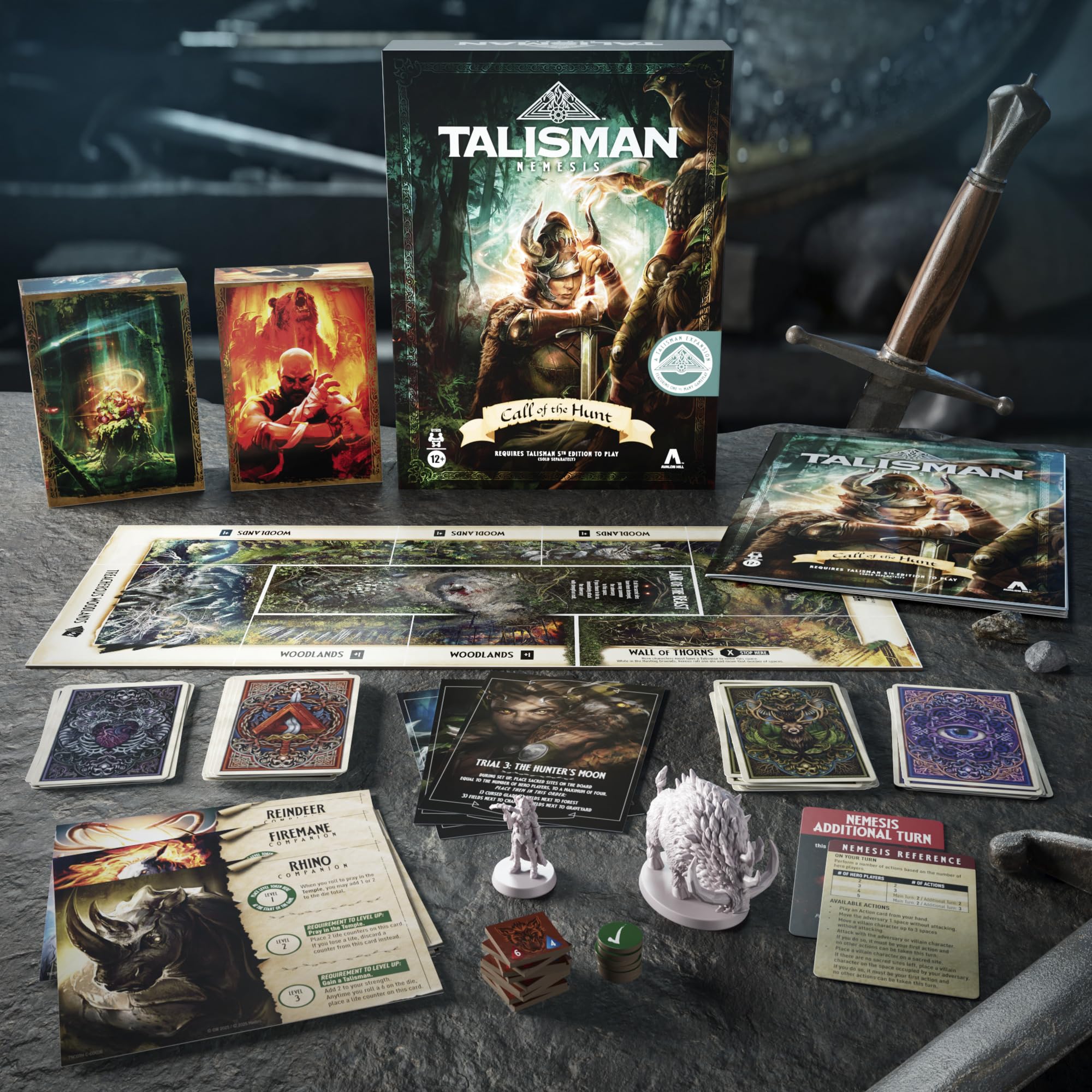 Talisman Nemesis: Call of the Hunt Expansion (Requires Talisman 5th Edition Board Game), English Version - Image 2