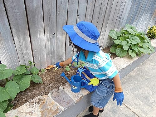 Miniatura 9 de New Eagle Eye Explorer - Juego de jardín para niños (pequeñomediano, incluye sombrero azul oscuro) 2