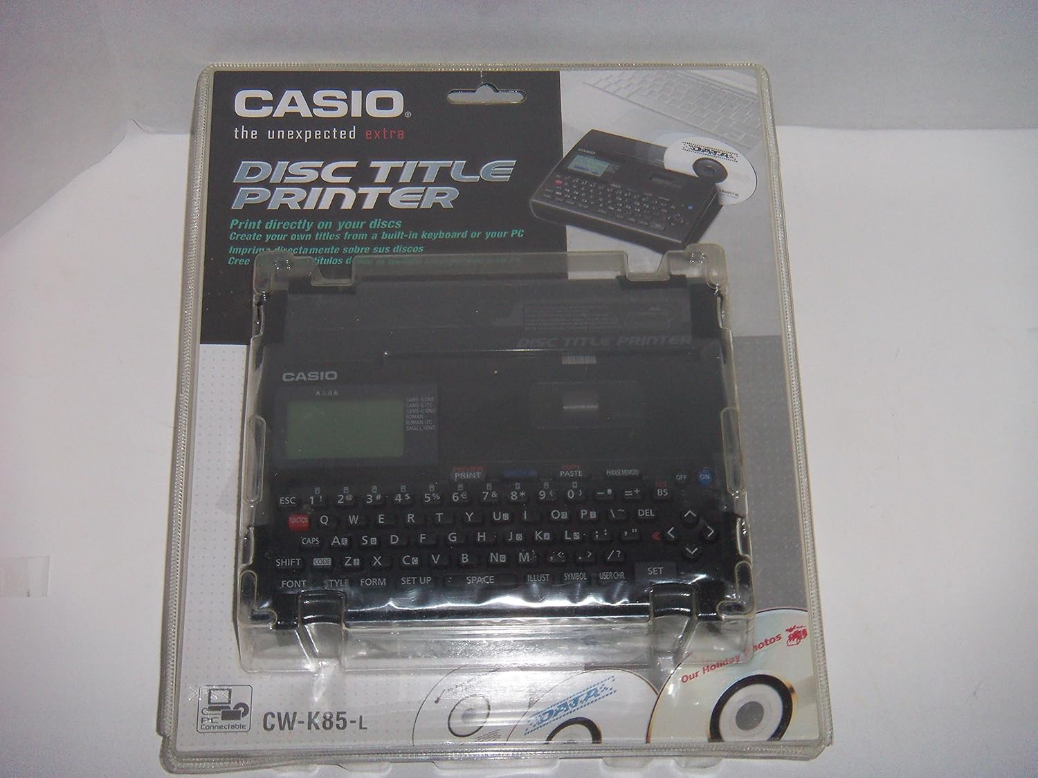 Casio CWK85 Disc Title Printer with Keyboard Amazon.ca Electronics