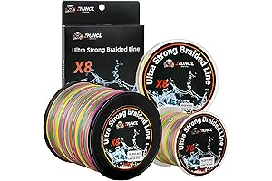 RUNCL 60lb Braided Fishing Line - Ultimate Strength and Visibility for Saltwater and Freshwater Adventures