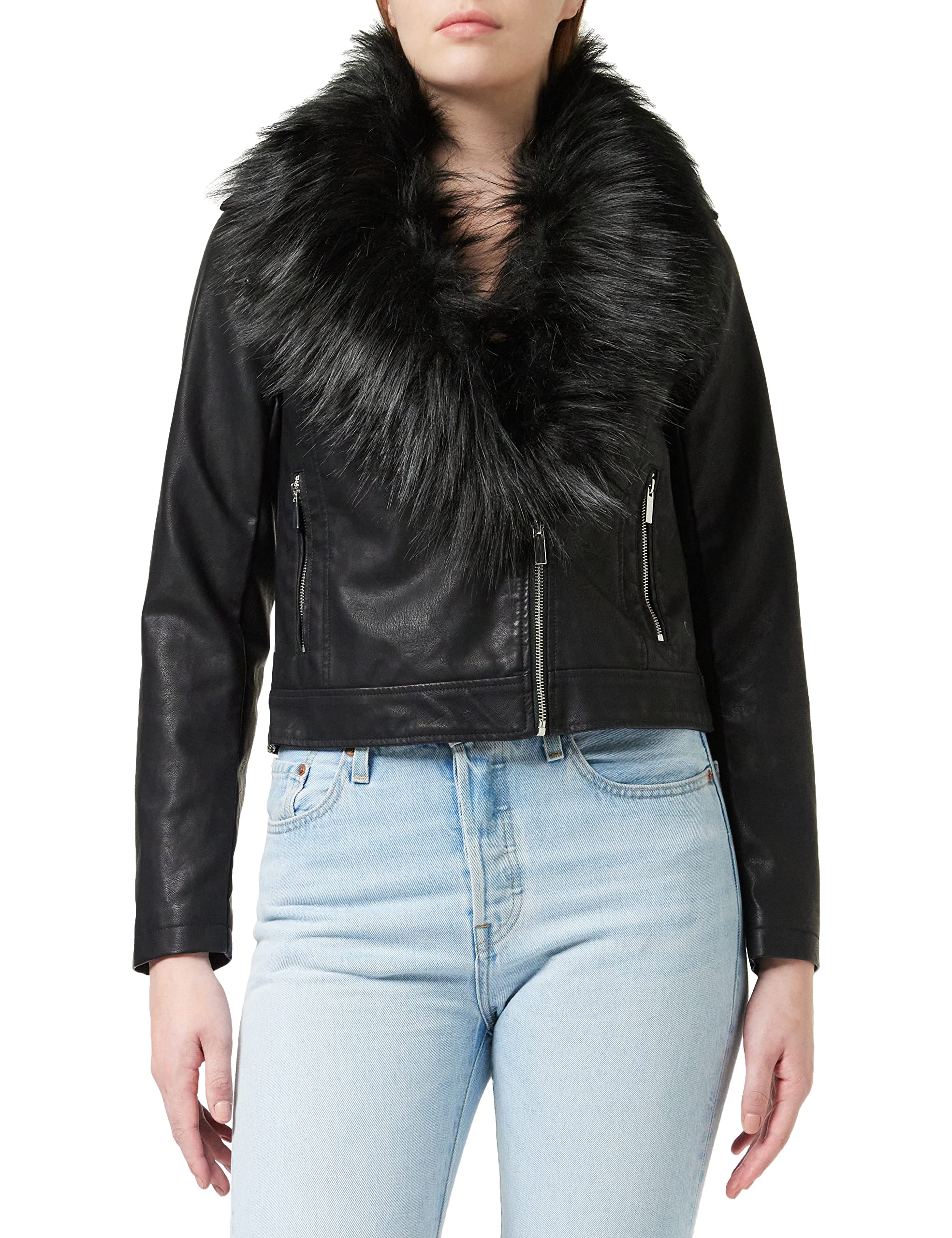 New LookWomen's MARIAH FF COLLAR PU JACKET Transitional Jacket