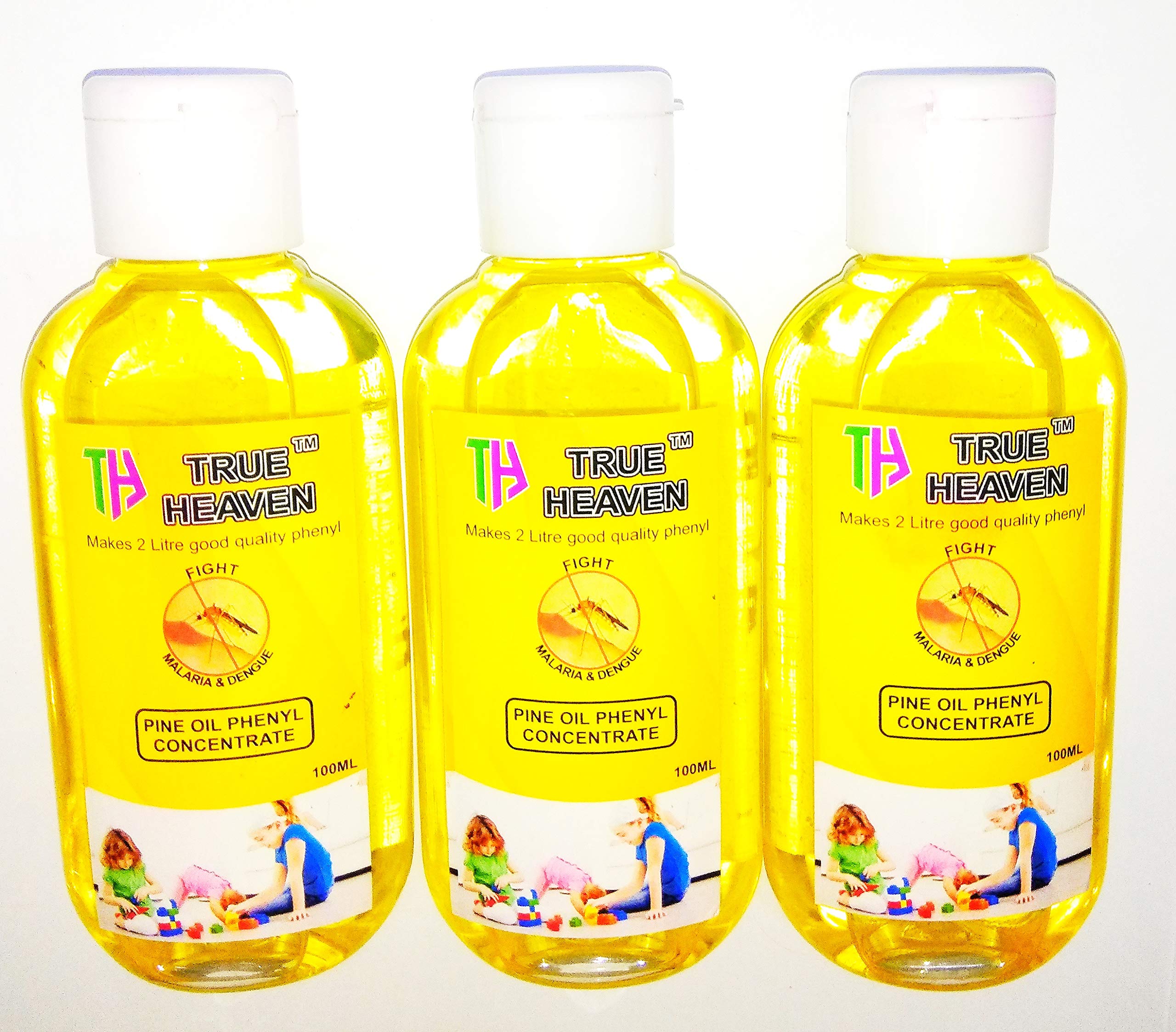 TRUE HEAVEN White Phenyl Concentrate, Makes 9 L of Good Phenyl (100 ml x 3=300ML) - Set of 3 (B08F2VMYSQ) Amazon Price History, Amazon Price Tracker