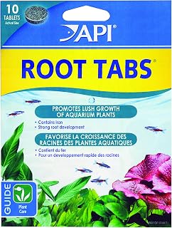 API Root Tabs Freshwater Aquarium Plant Fertilizer - 10 Count 0.4oz Tabs for Strong Roots & Vibrant Growth