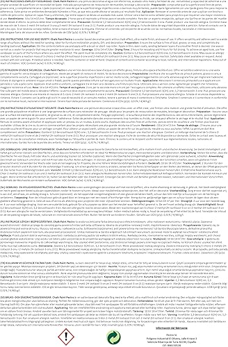 Miniatura 8 de Pintura de tiza para muebles, 25 onzas líquidas (25.4 fl oz) + pincel especial para pintura de tiza, pintura para muebles, sin lijar ni imprimar,