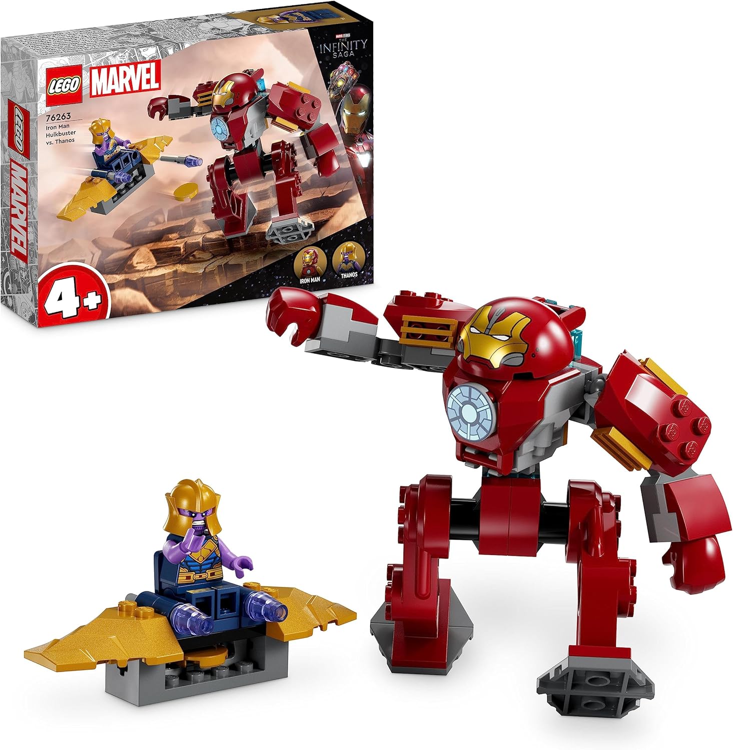 LEGO 76263 Marvel Iron Man Hulkbuster vs. Thanos Set for