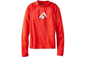 Boys Platinum Long-Sleeve Rashguard: Enhanced UV Protection for Your Little Adventurer