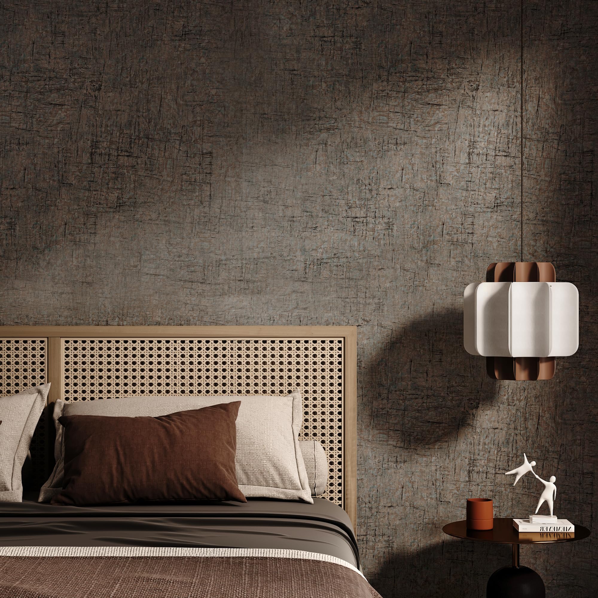 JSEVEM 80 cm × 4 m Gris Rayas Azul Naranja Mármol Papel Pintado Autoadhesivo Papel Pintado Gris Papel Pintado Autoadhesivo Liso Muebles Lámina Adhesiva Efecto Piedra Mármol Papel Pintado Adhesivo para