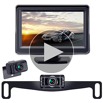 Amazon.com: YIMU Backup Camera System with License Plate