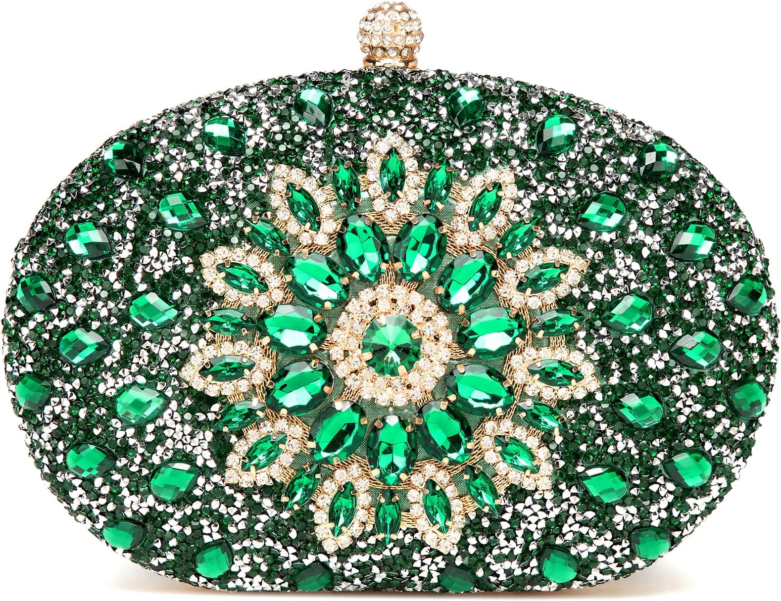 Women's Evening Bags Sparkly Rhinestone Clutch Purses Luxury Handbags