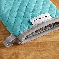 Vista 4 de Guantes KitchenAid, mini guantes de horno, de algodón, con agarre de silicona