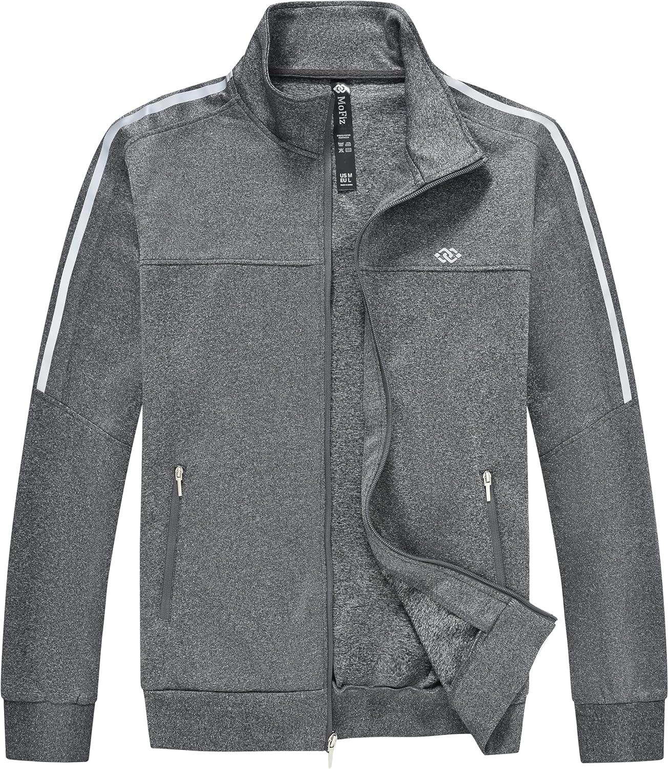 MoFiz Tracksuit Sweatsuits for Men Full Zipper Long Sleeve Jackets and Pants Two Piece Tracksuits for Athletic Casual - Image 3