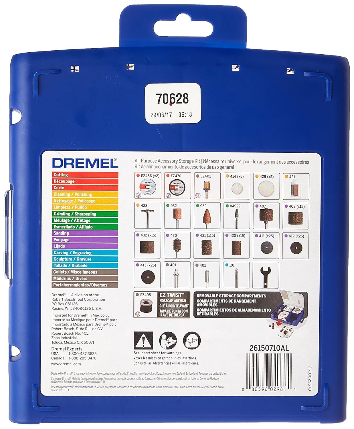 Dremel Genuine 160-Piece All-Purpose Accessory Kit - 26150710AL