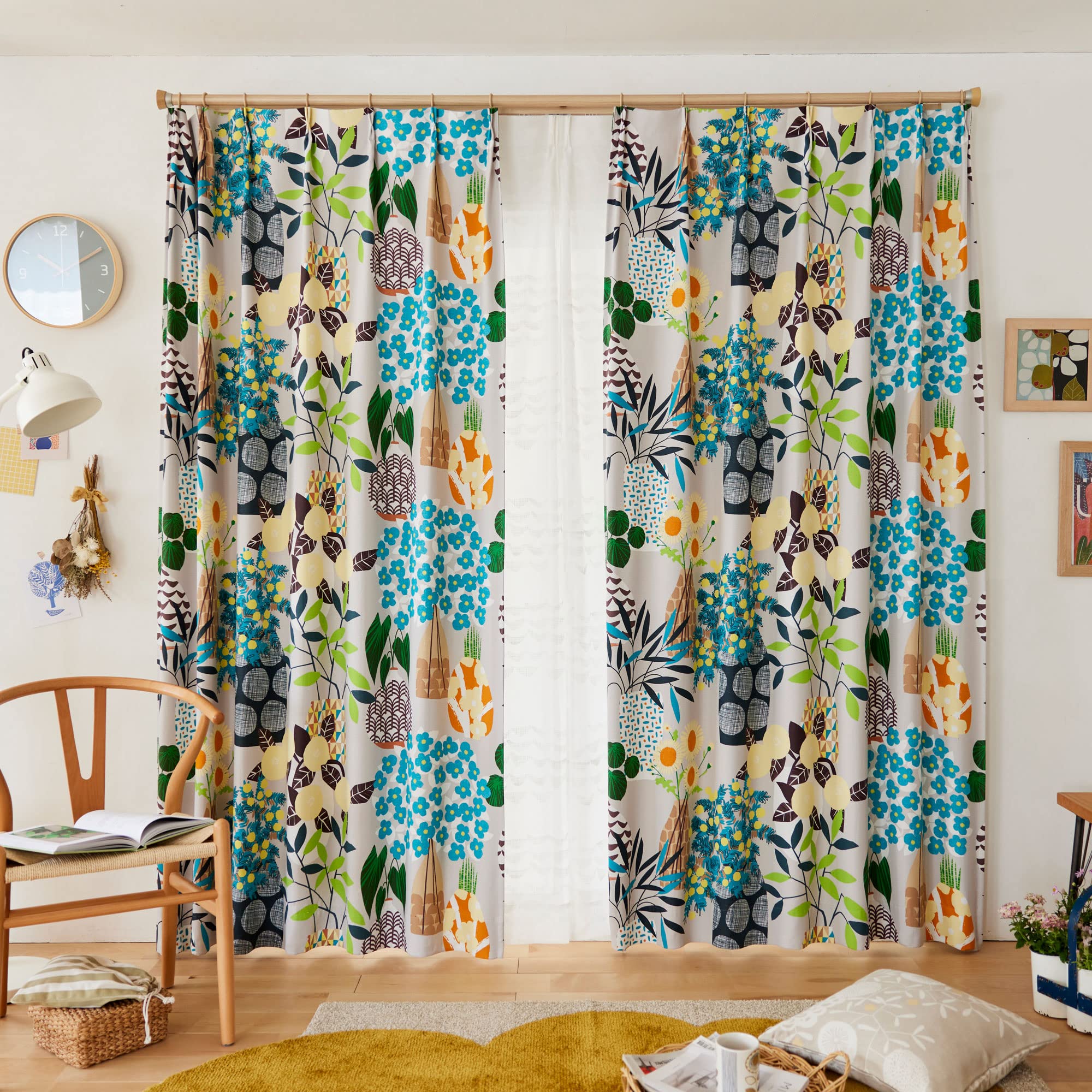 Amazon｜スミノエ(Suminoe) カーテン グレー 100×200cm 洗える