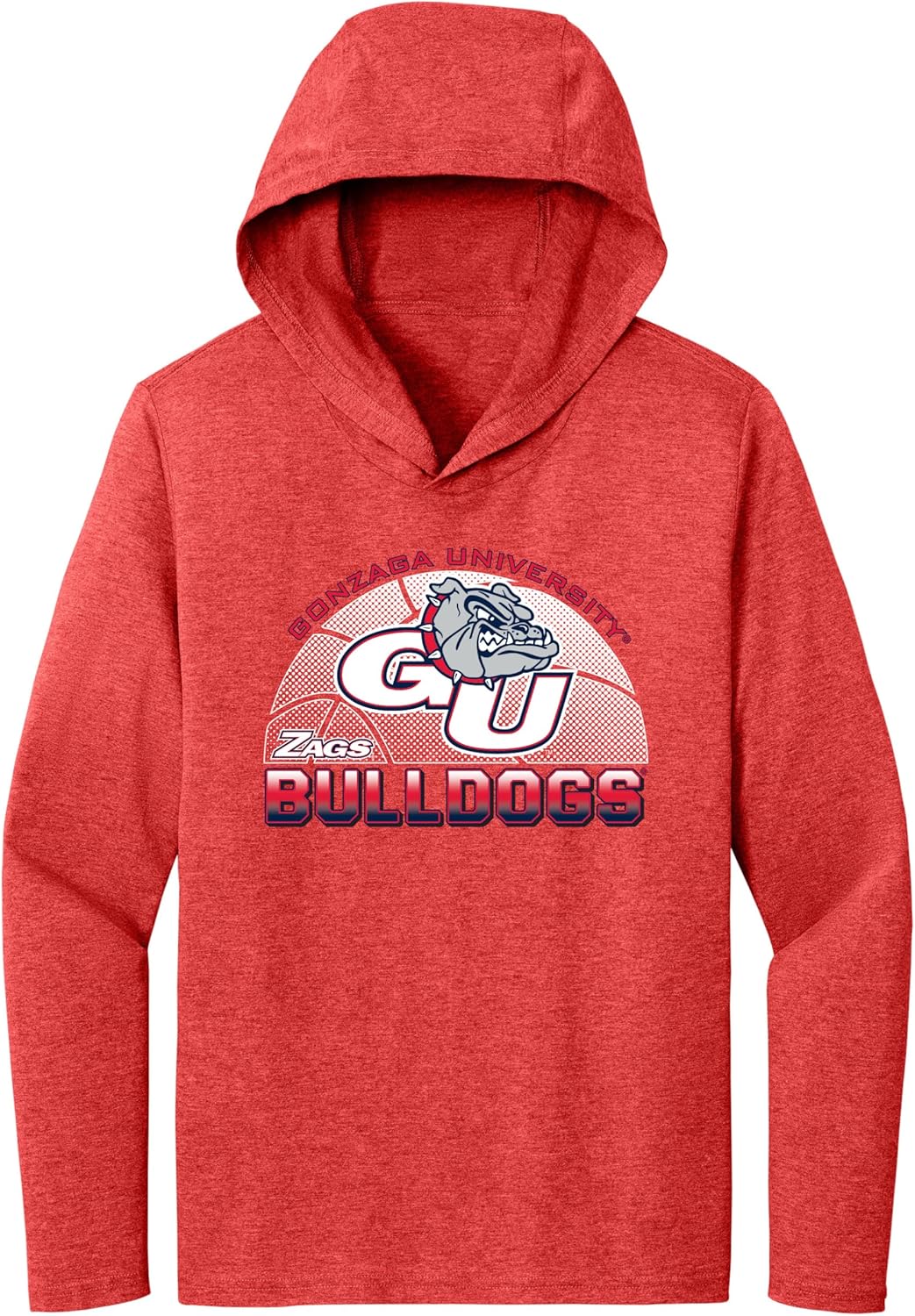 CornBorn Gonzaga Bulldogs Unisex Fit Womens T-Shirt with Hood - Choose Your Design