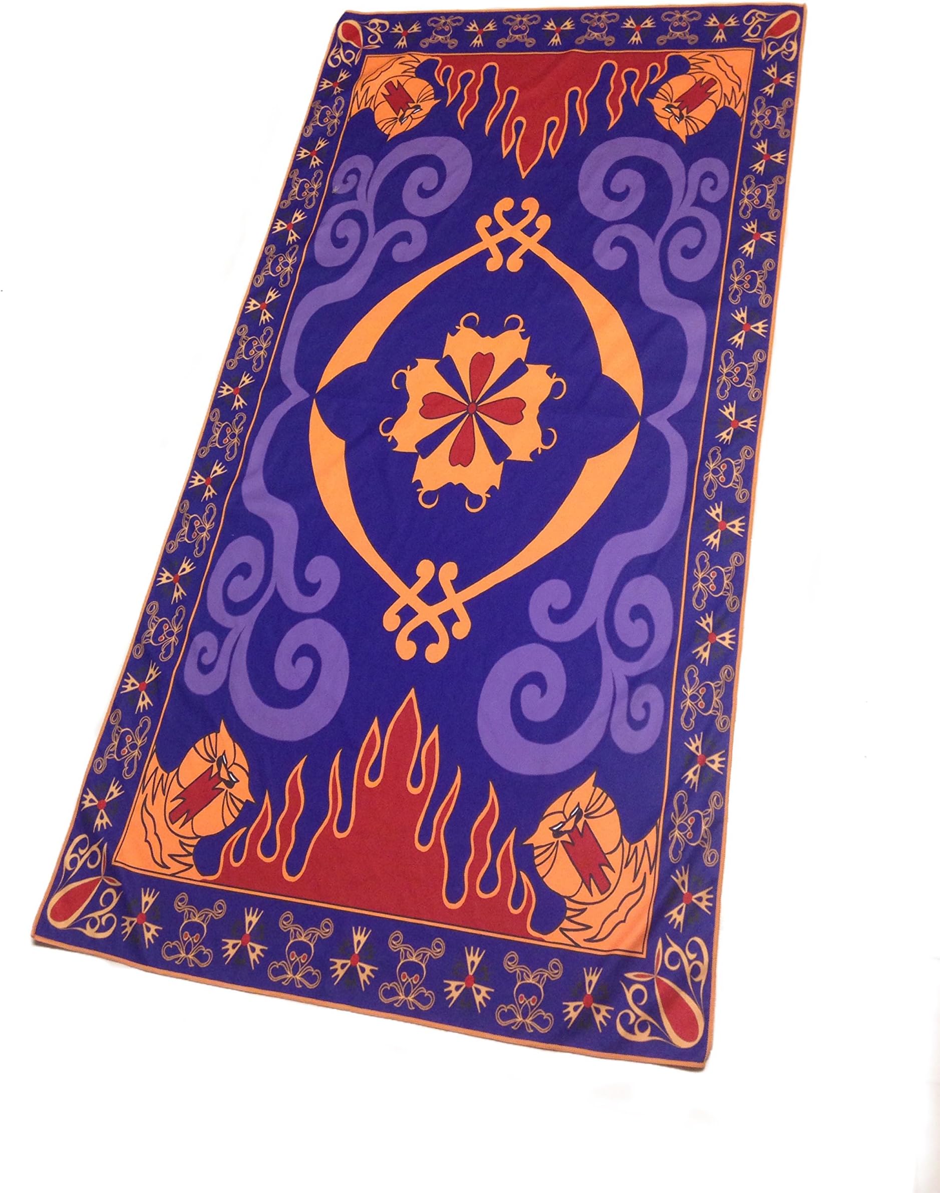 Tassels Included Magic Carpet Towel Costume Halloween Tactical Towel Inspired by Aladdin by Magic Princess Whitney