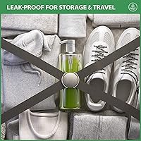 Vista 4 de Bar5F Empty Shampoo Bottles, Large 32oz Pump Bottle Dispenser Empty Clear BPA-Free, Made in USA, 3-Pack