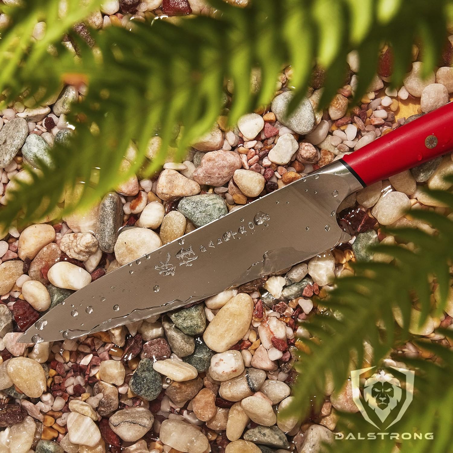 Dalstrong Chef Knife - 8 inch - Phantom Series - Japanese High-Carbon AUS8 Steel Kitchen Knife - Red G10 Handle - Cooking Knife - Kitchen Knife - w/Sheath