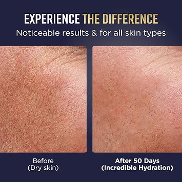 Mens Face Moisturizer - Deep Hydrating & Anti Aging Mens Lotion | Made in Europe | Vitamin C+E, Elastin, Hyaluronic 4D - Face Cream for Daily Use - Eye, Face & Neck Skin Care