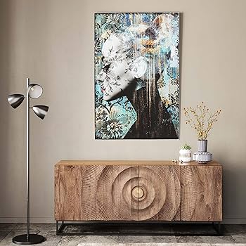 Amazon.co.jp: Kare Design ガラスピクチャーレディフラワー