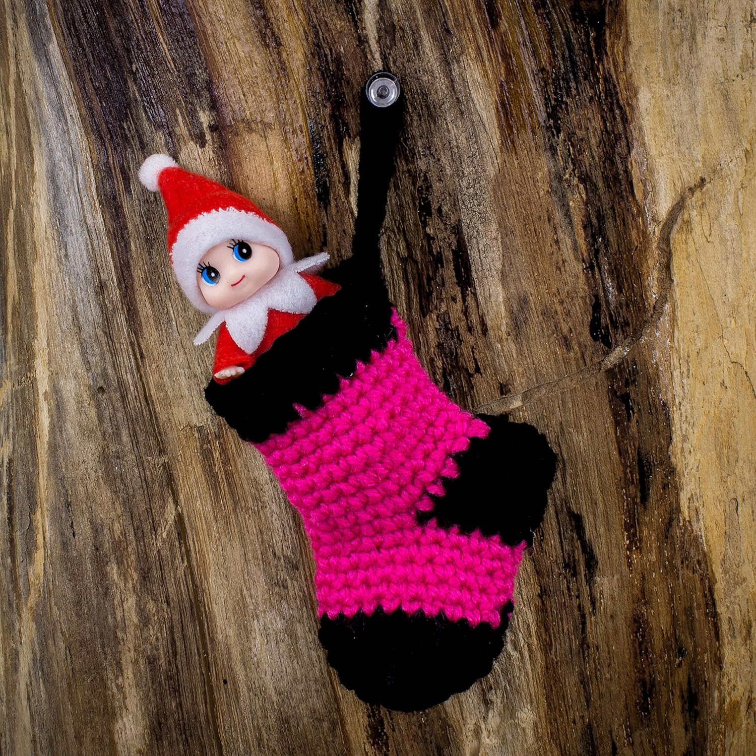 Christmas Baby Elf Doll in Red Jumpsuit