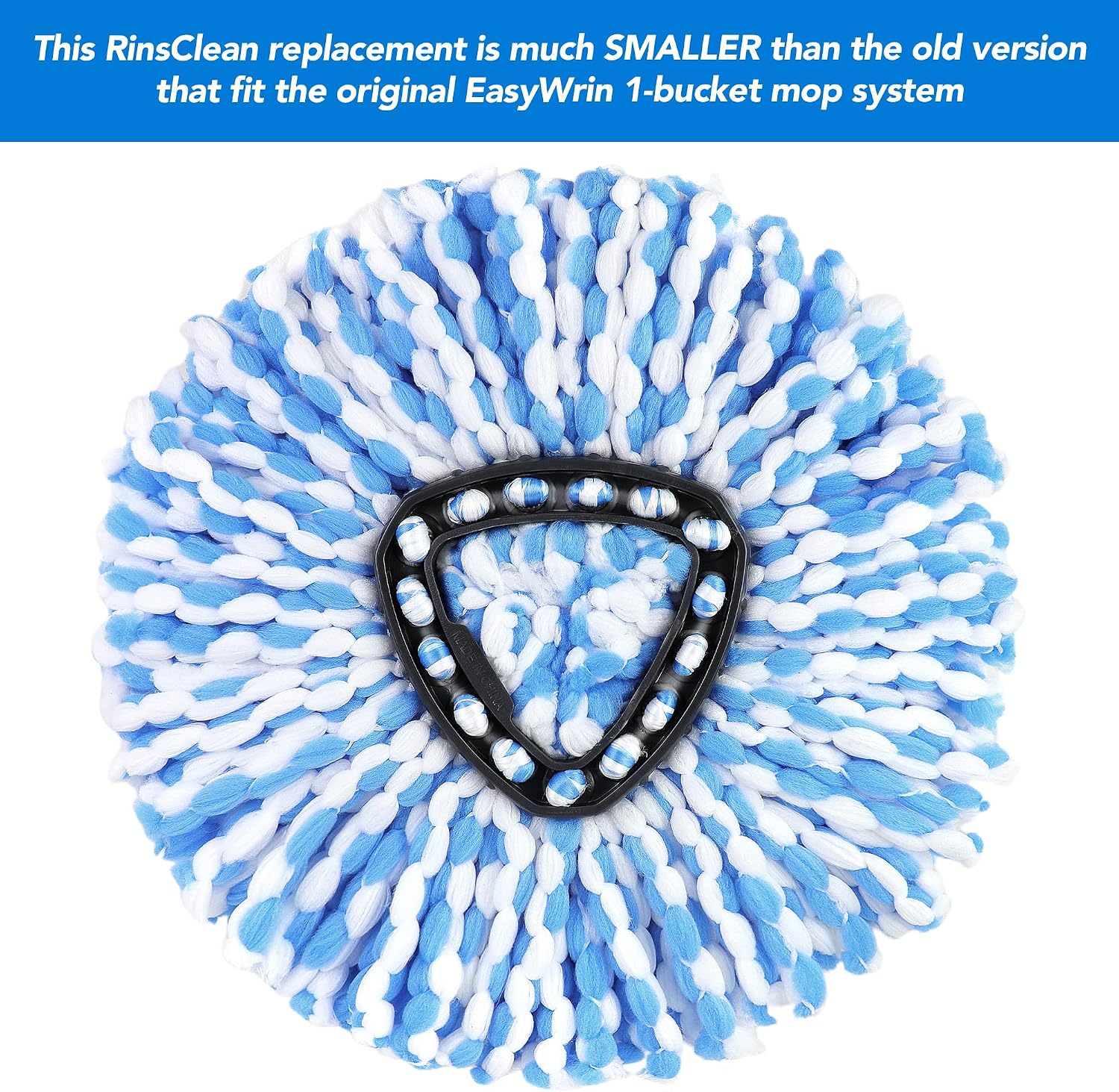 3 Pack Mop Replacement Heads for O-Ceda RinseClean Spin Mop, Microfiber Spin Mop Refills, Easy Cleaning Mop Head Replacement Refill