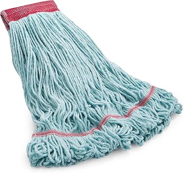 Coastwide Professional Looped-End Wet Mop Head, Large, Blue