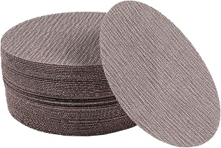 50pcs 6-Inch Mesh Abrasive Dust Free Sanding Discs 120 Grit, Hook & Loop Anti-Blocking Net Sandpaper Sheets for Auto Body, Wood, Drywall, Metal
