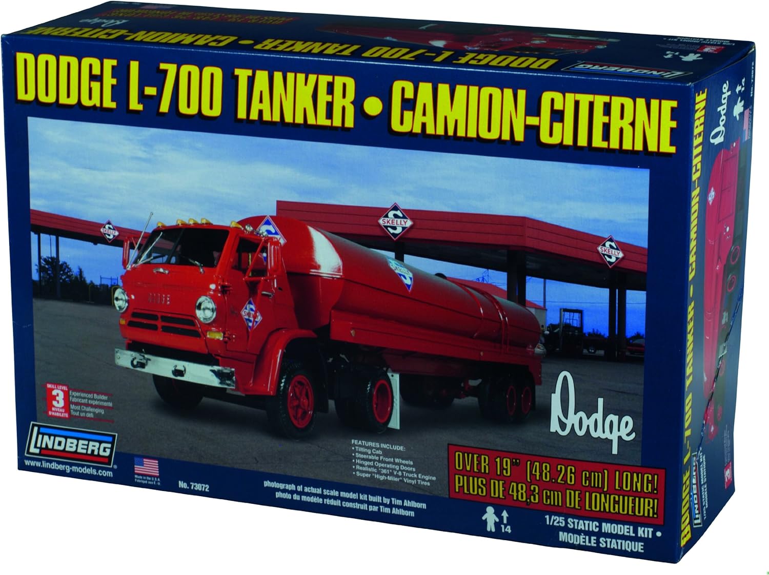 L700 Tilt Cab w/Skelly Tanker 1-25 Lindberg