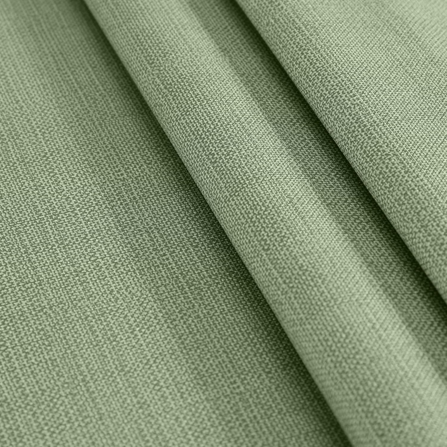 Lintex Cafe Hotel Linen Look Vinyl Flannel Backed Tablecloth, Heavyweight 4 Gauge, 60 x 84 Inch Oval, Sage Green Indoor Outdoor Waterproof Wipe Clean Table Cover