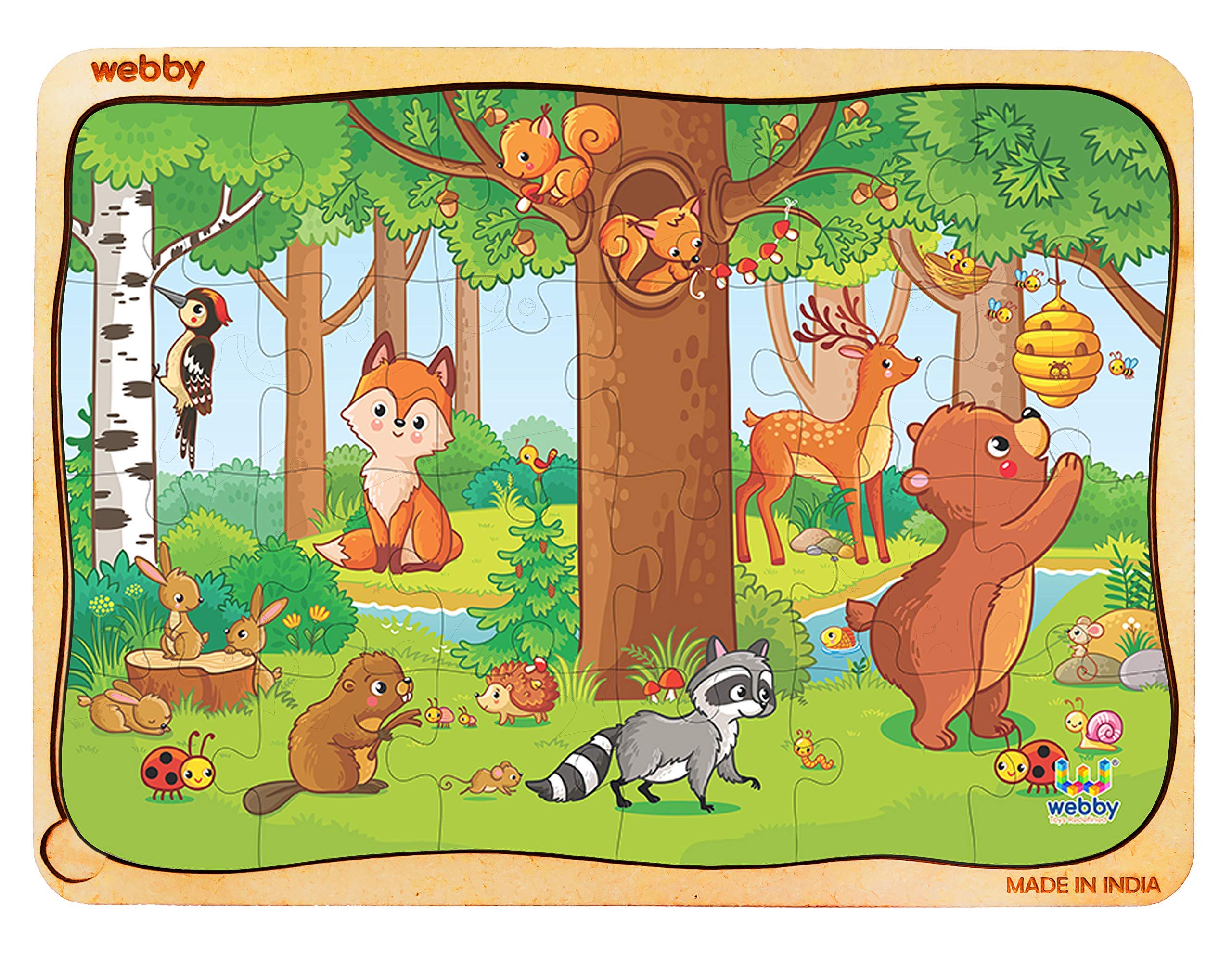 See full amazon price history chart for Webby Playful Animals Wooden Jigsaw Puzzle, 24Pcs, Multicolor - Kids Webby Playful Animals Wooden Jigsaw Puzzle, 24Pcs, Multicolor - Kids (B08LRPNRK2) Amazon Price History, Amazon Price Tracker