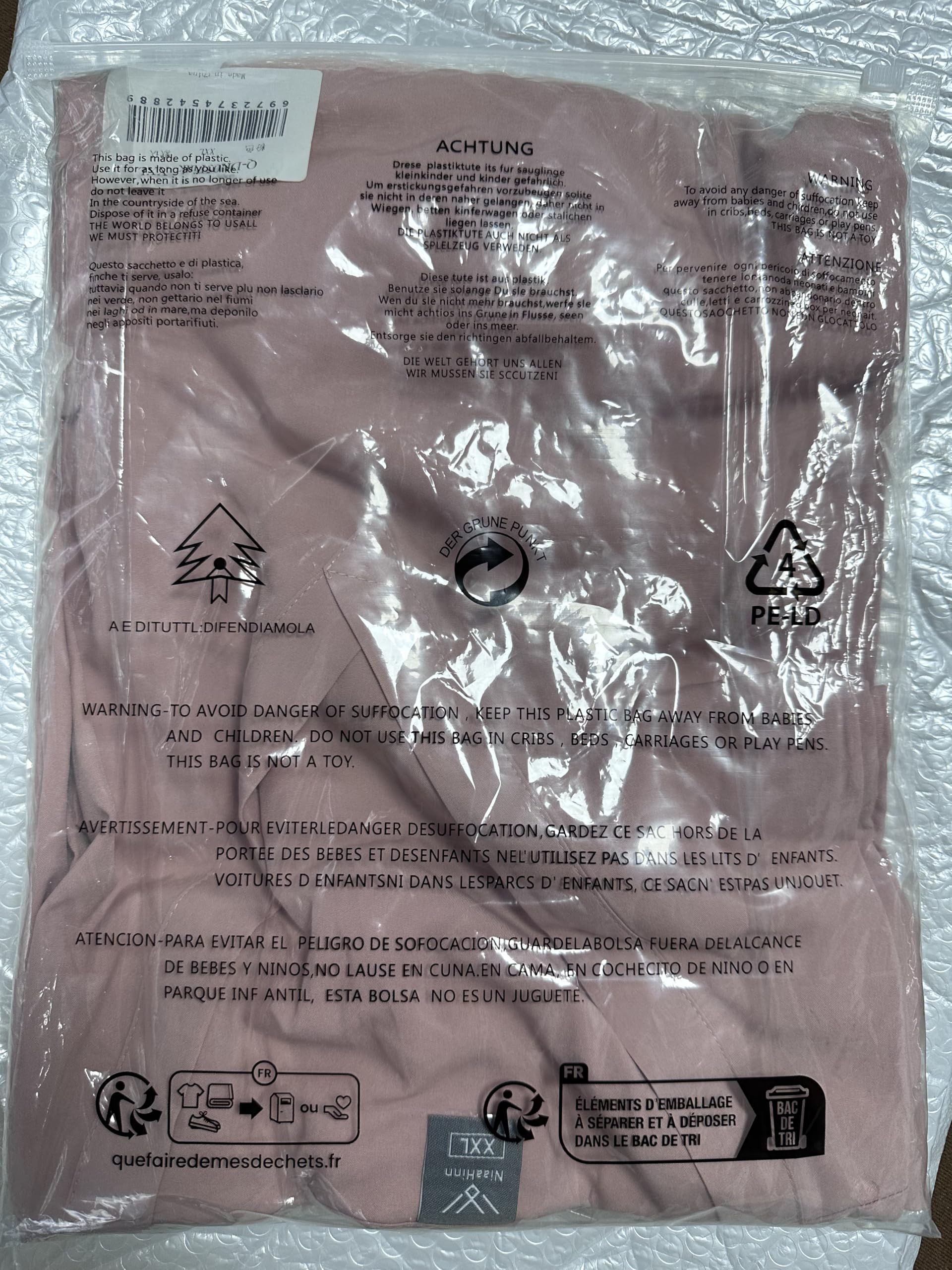 DK05 Combinaison médicale à col en V et manches courtes avec 3 poches Pantalon slim Séchage rapide Unisexe