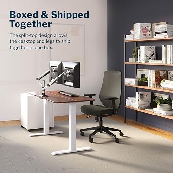 Vari Essential Electric Standing Desk 48x24 Hazel Wood