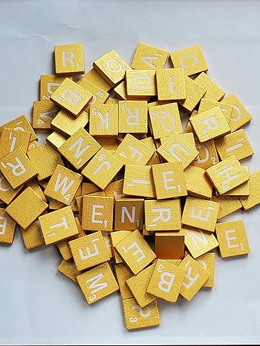 Miniatura 2 de Juego de 100 azulejos de madera de Scrabble  Reemplazo de juegos, álbumes de recortes, manualidades, mensajes, etc. (200 rosas pastel (2 paquetes de