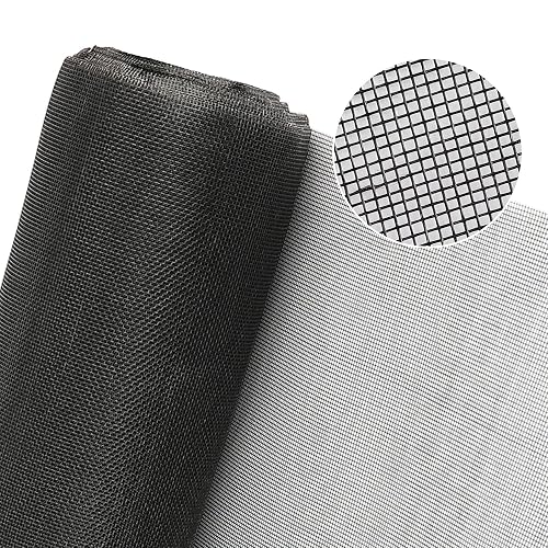 Window Screen Mesh, Screening Repair for Door, Pet, Black, 36