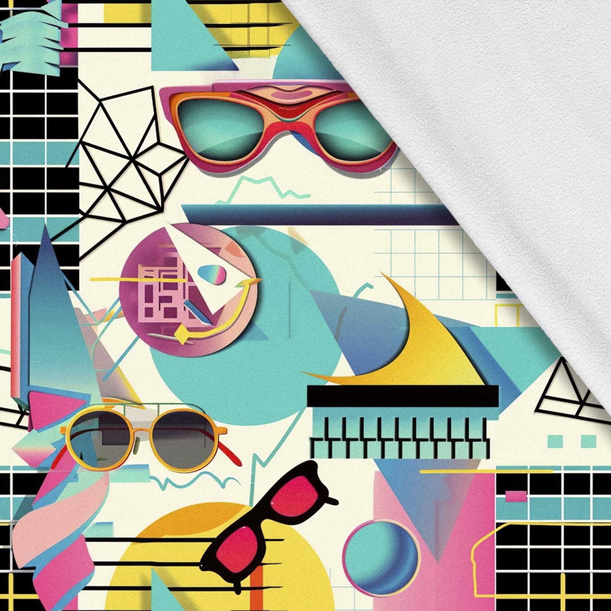 HEKO PANELS Tkanina softshell wodoodporna, Geometria, 3 metry 150 x 300 cm