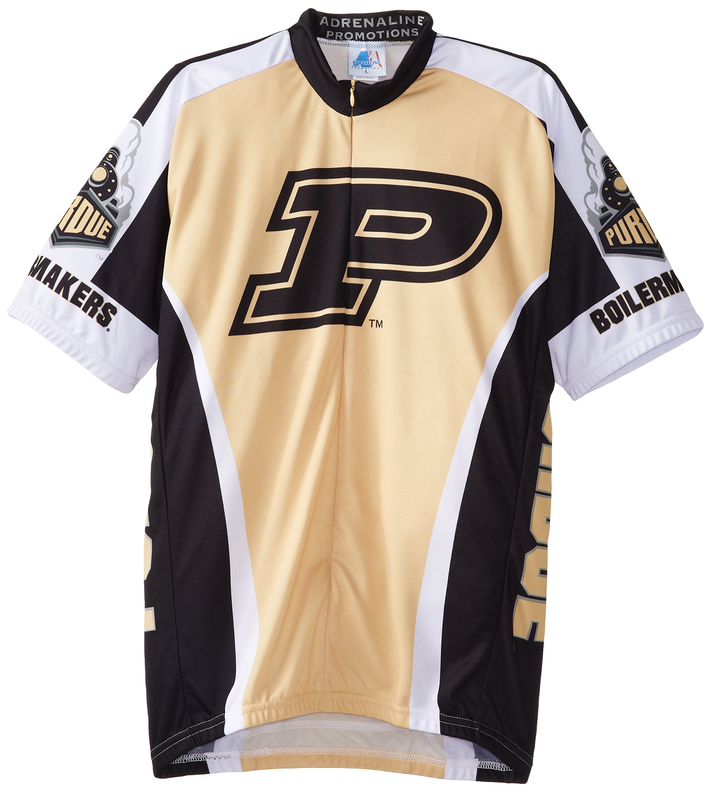 NCAA Purdue Cycling Jersey (Medium,Blue/White/Yellow)