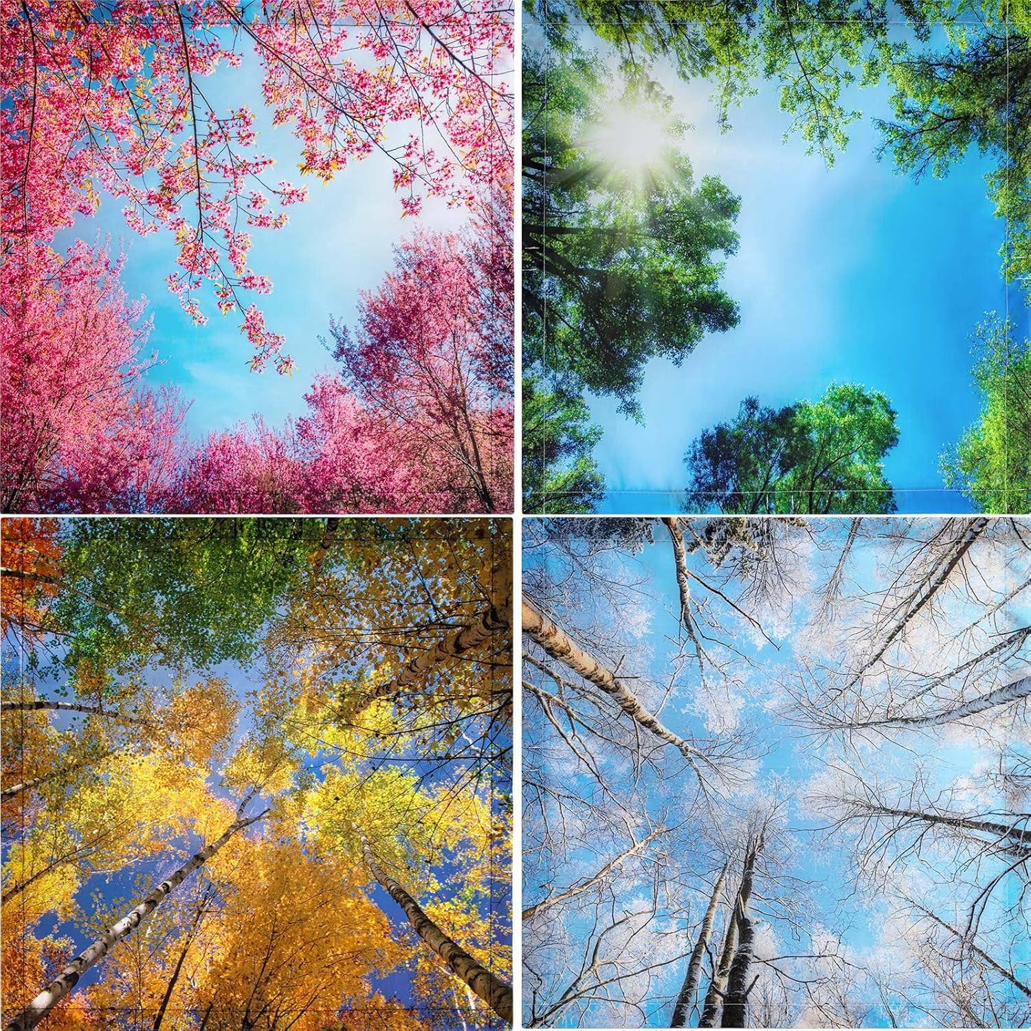 VIHOSE 4 Pack Fluorescent Light Covers for Ceiling Lights 2 x