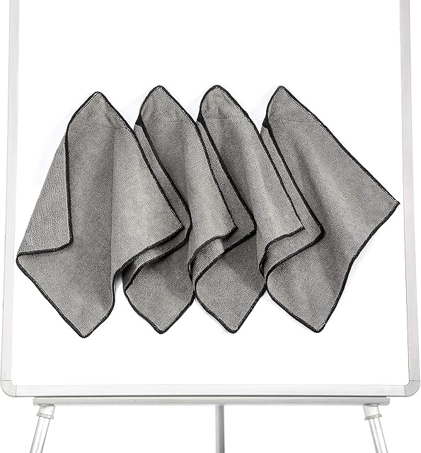 GRANNUS Magnetic Whiteboard Eraser - Dry Erase Eraser - Dry Erasers for White Board - Magnetic Dry Eraser - Dry Erase Board Erasers - Pack of 4