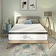 NapQueen 8 Inch Full Size Mattress, Bamboo Charcoal Memory Foam Mattress, Bed in a Box