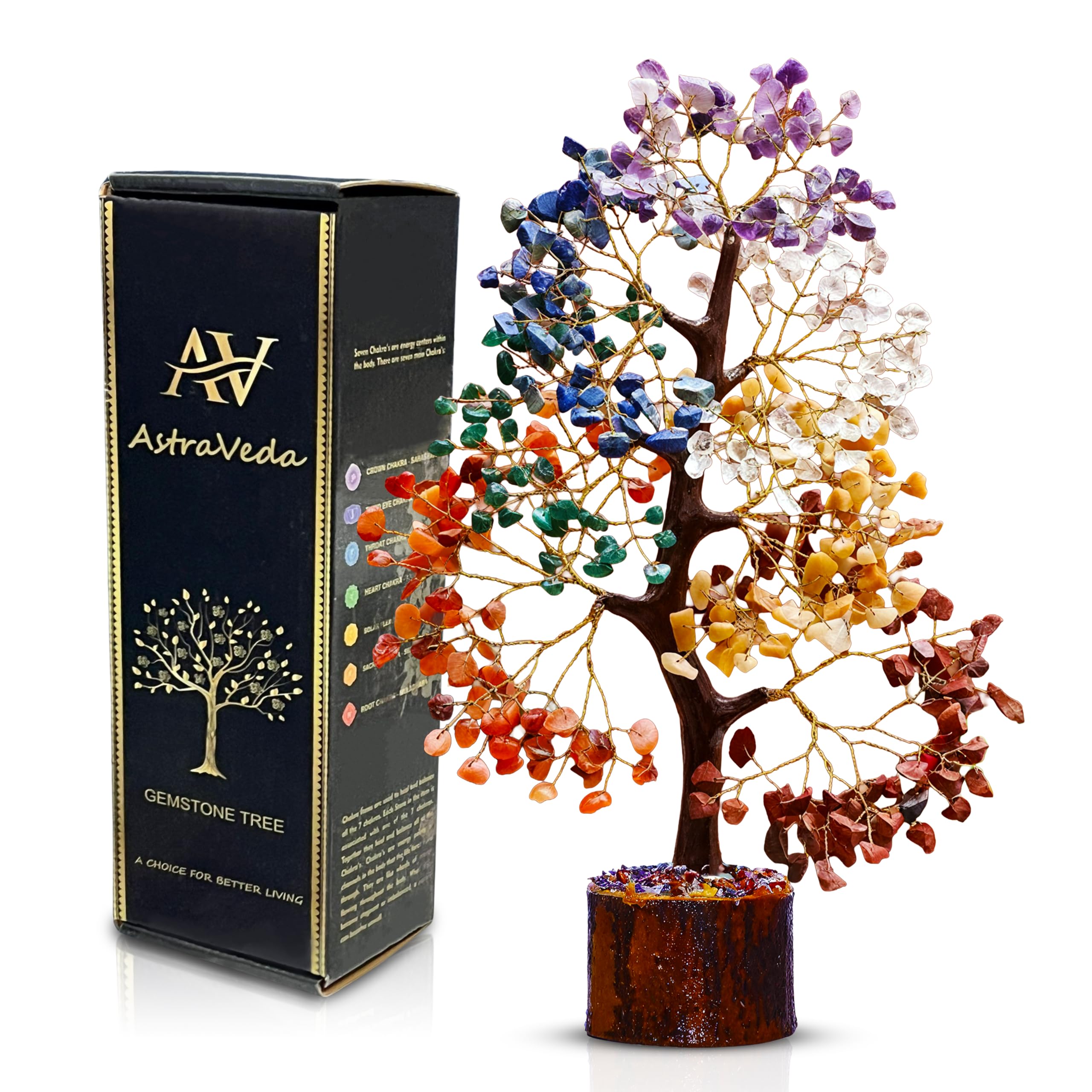 Amazon.com: AstraVeda 7 Chakra Tree, Crystal Tree of Life, Feng