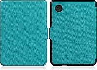 Vista 2 de Slimshell - Funda ligera de piel sintética para Kobo Clara 2E 2E de 6 pulgadas, color claro, 6 pulgadas, color celeste