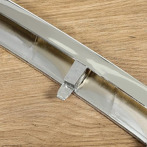 Miniatura 6 de KUAFU Moldura de parrilla inferior compatible con Ford Explorer 2011-2015 Base Limited XLT Moldura de parrilla delantera cromada de reemplazo para