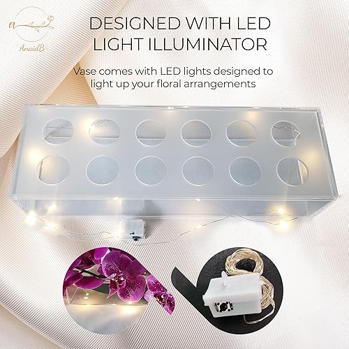 Miniatura 3 de Jarrón de mesa acrílico para flores