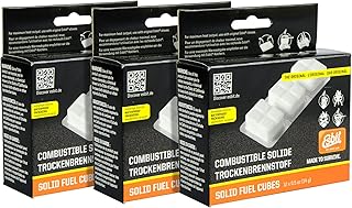 Esbit 1300-Degree Smokeless Solid 14g Fuel Tablets for Backpacking, Camping, and Emergency Prep, 36 Pieces