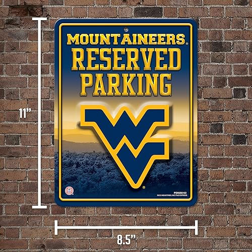 Miniatura 414 de Letrero de metal NCAA de 8.5 x 11 pulgadas, ideal para cueva de hombre, dormitorio, oficina, decoración del hogar Primario